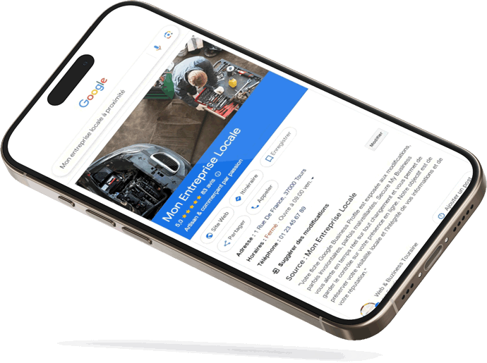 Création Fiche Google Business Profile entreprise 